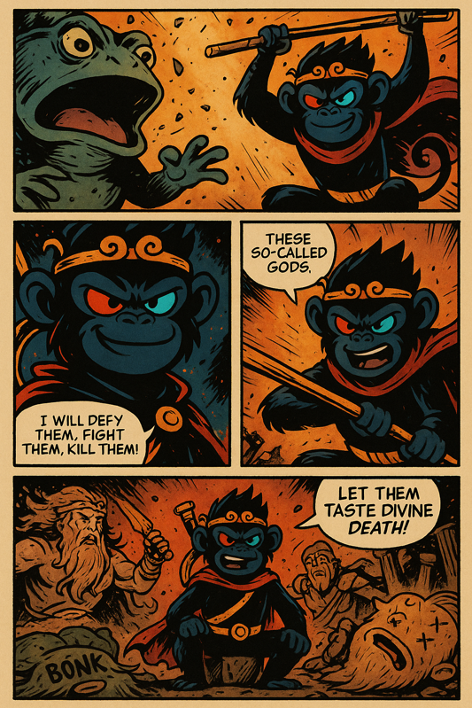 Dark Wu Kong Comic - Panel 6